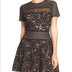 🎉BCBG Lace Fit & Flare Dress